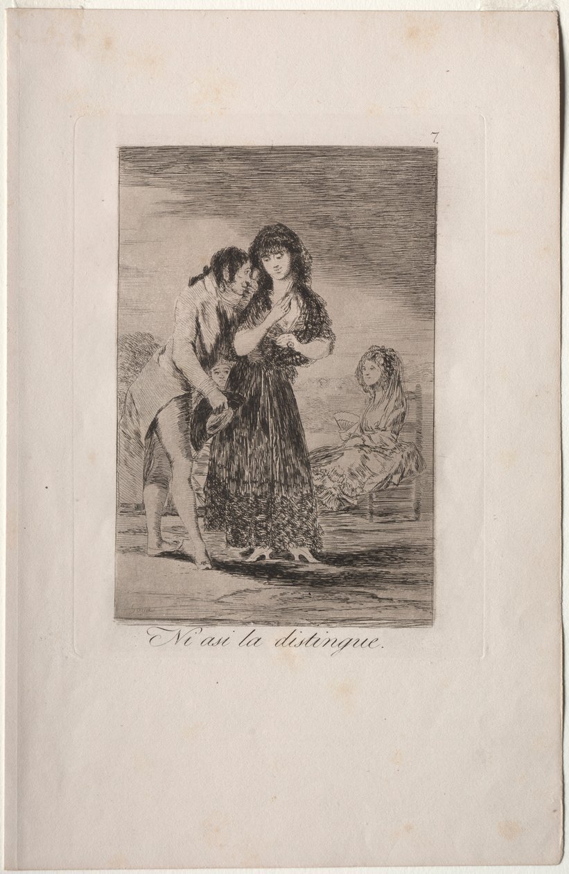 Caprichos: Még így sem tudja kihozni. alkotó: Francisco de Goya