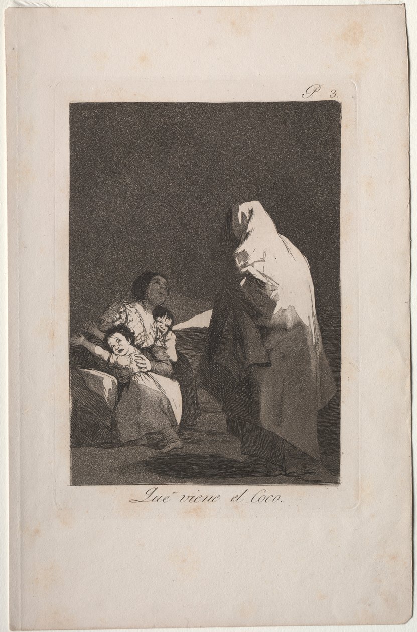 Caprichos: Itt jön a Bogieman alkotó: Francisco de Goya