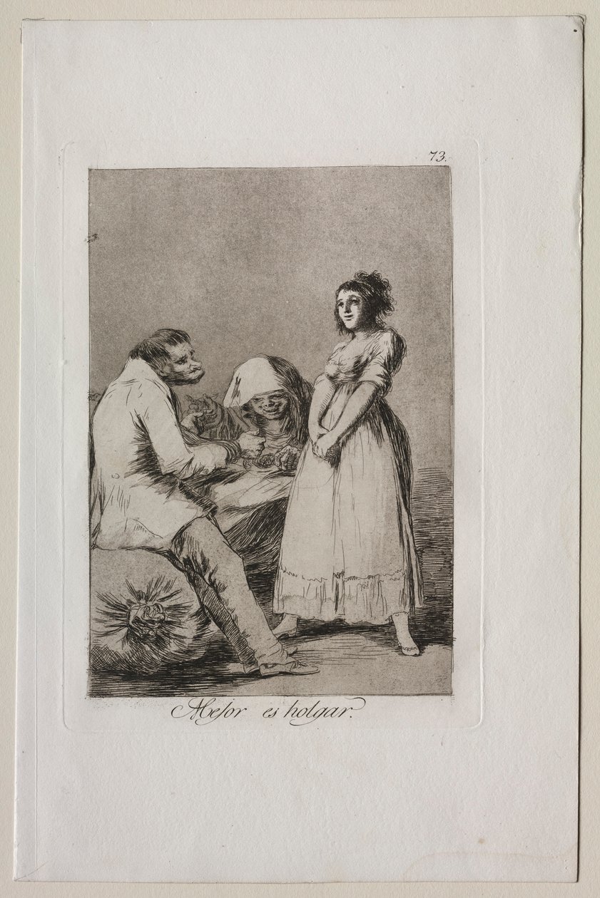 Caprichos: Jobb lustának lenni. alkotó: Francisco de Goya