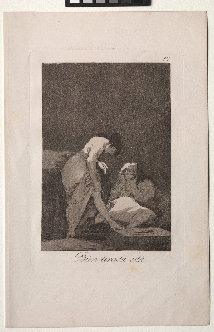Caprichos: Szépen meg van nyújtva alkotó: Francisco de Goya