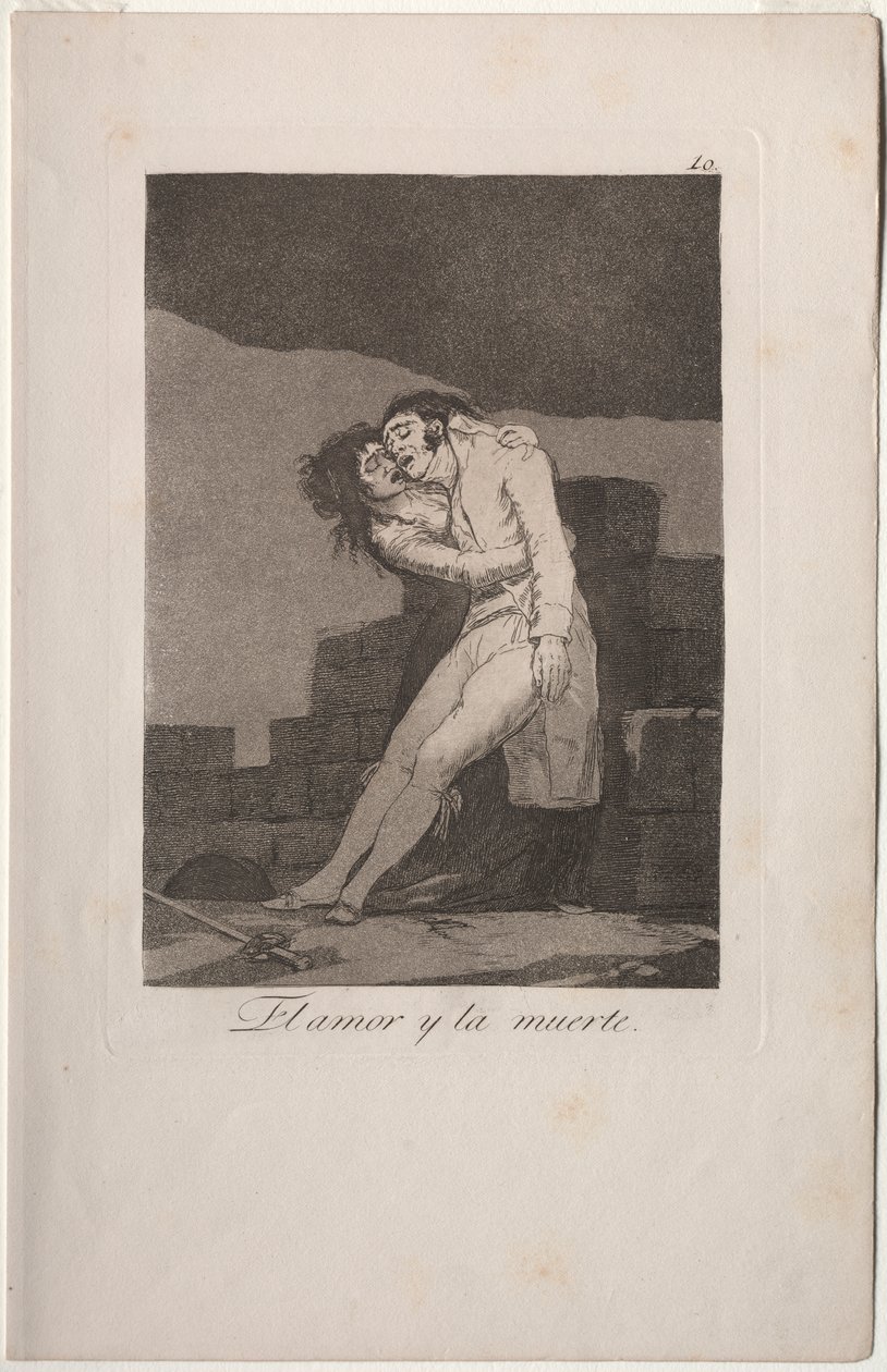Caprichos: Szerelem és halál alkotó: Francisco de Goya