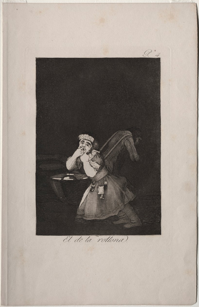 Caprichos: Nannys fiú. alkotó: Francisco de Goya