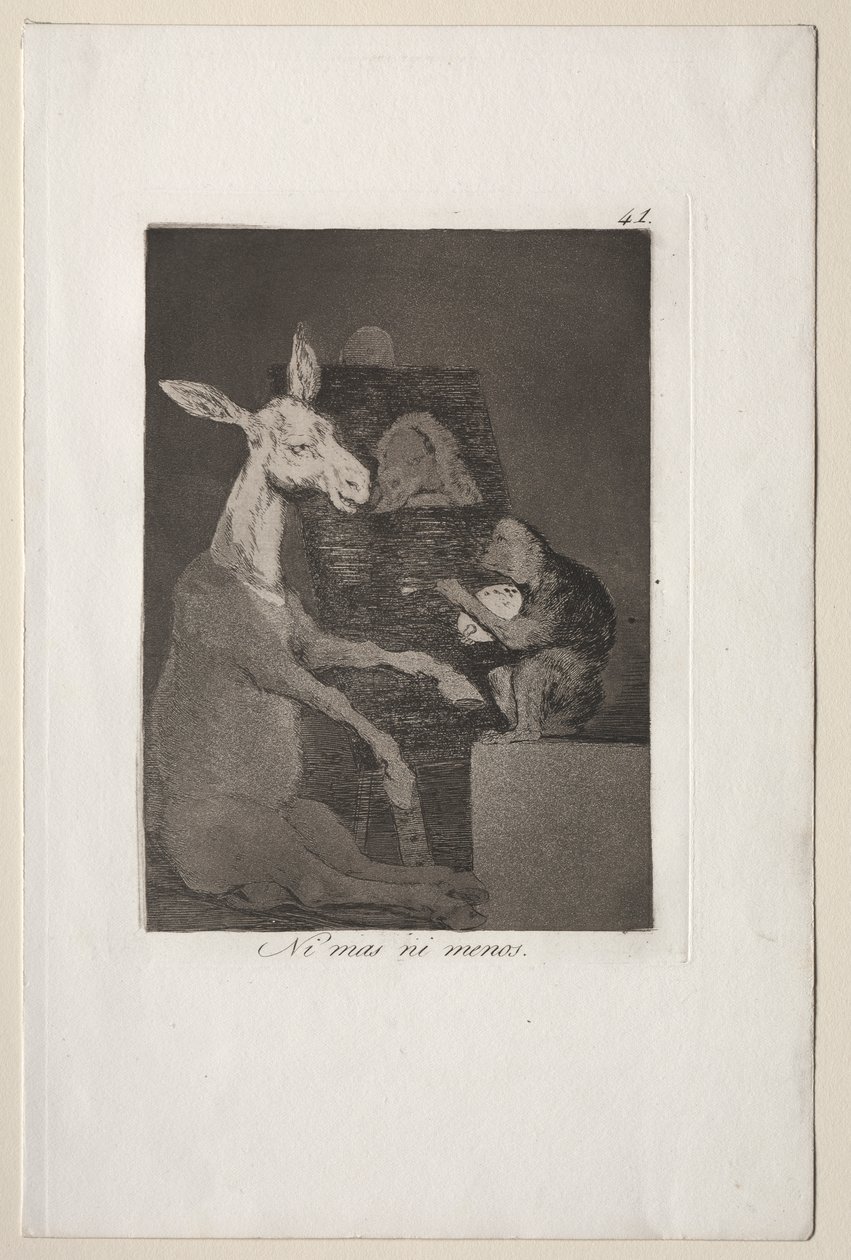 Caprichos: Se többet, se kevesebbet alkotó: Francisco de Goya