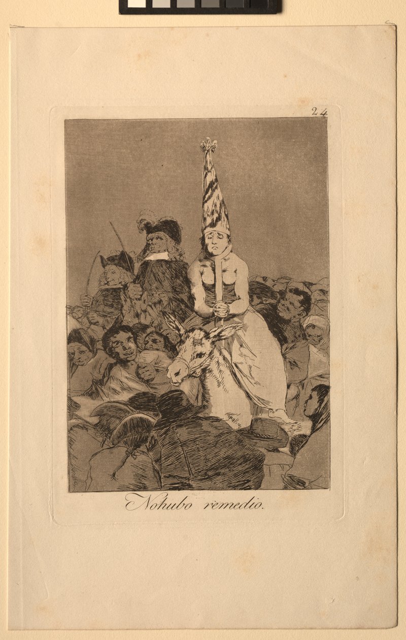 Caprichos: Semmit sem lehetett tenni ellene. alkotó: Francisco de Goya