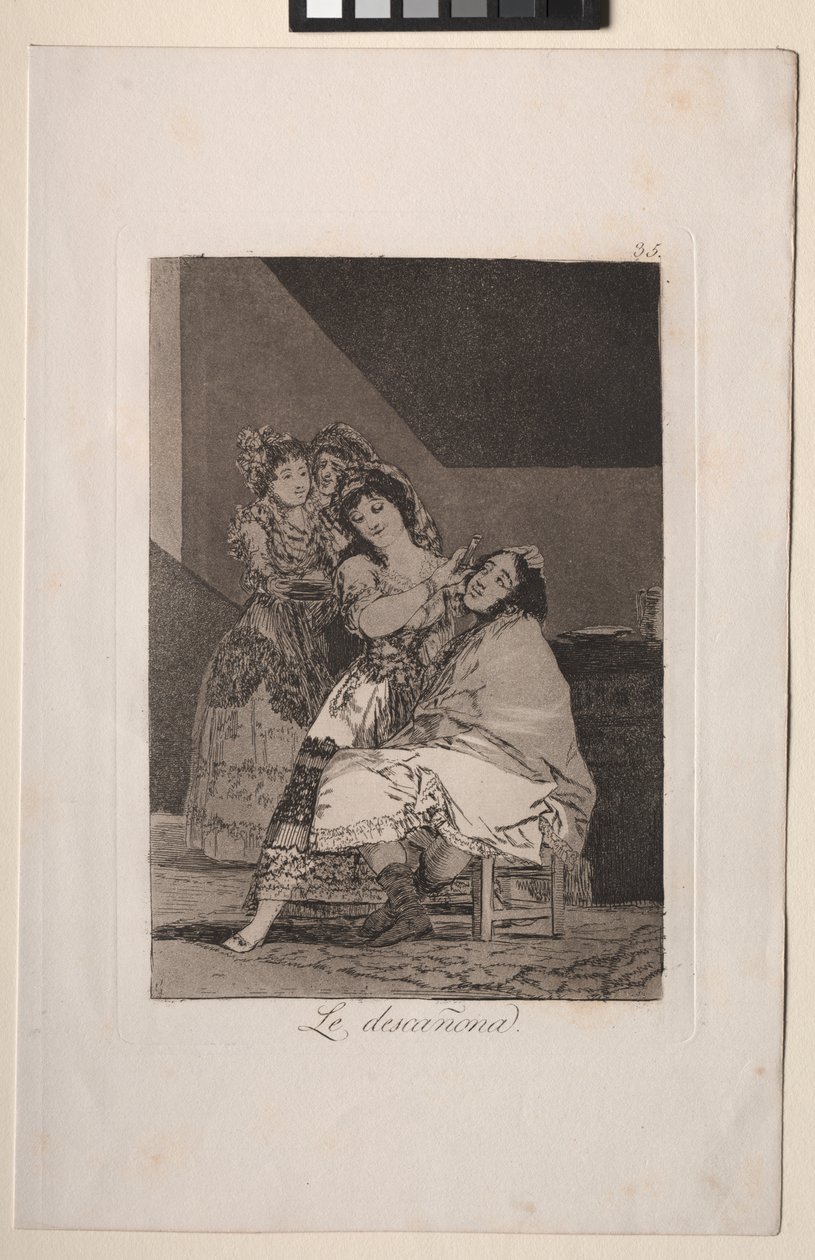 Caprichos: Gyapjúvá teszi őt alkotó: Francisco de Goya