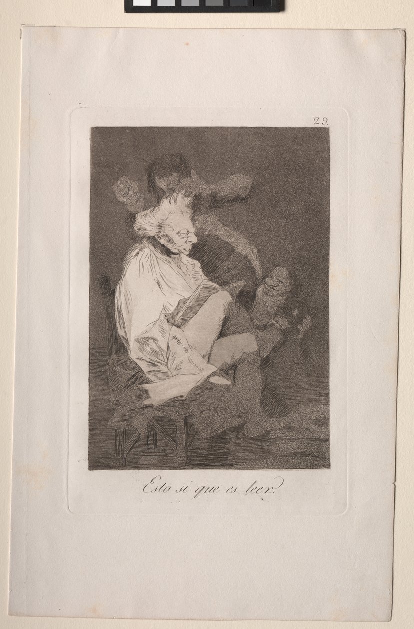 Caprichos: Ez minden bizonnyal az, hogy tudj olvasni alkotó: Francisco de Goya