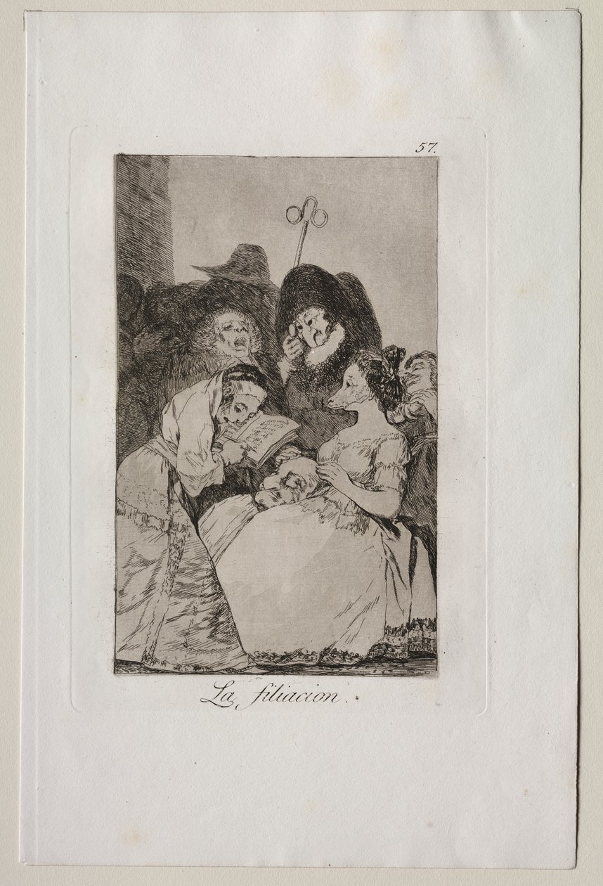 Caprichos: A filiáció alkotó: Francisco de Goya