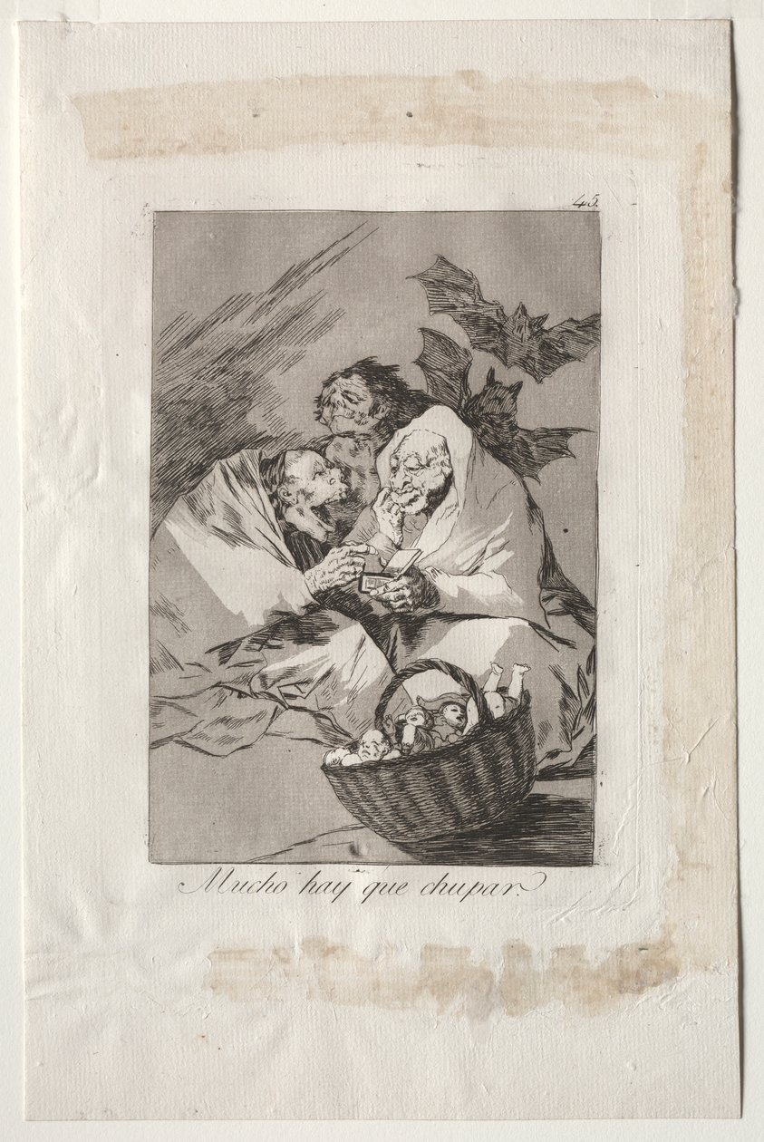 Caprichos: Rengeteg szívnivaló van alkotó: Francisco de Goya