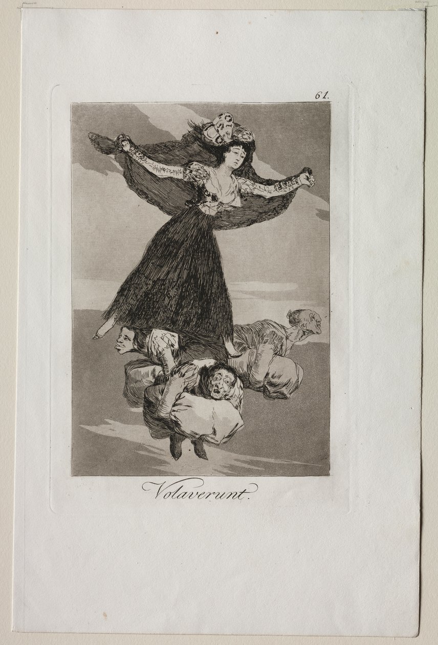 Caprichos: Repültek alkotó: Francisco de Goya