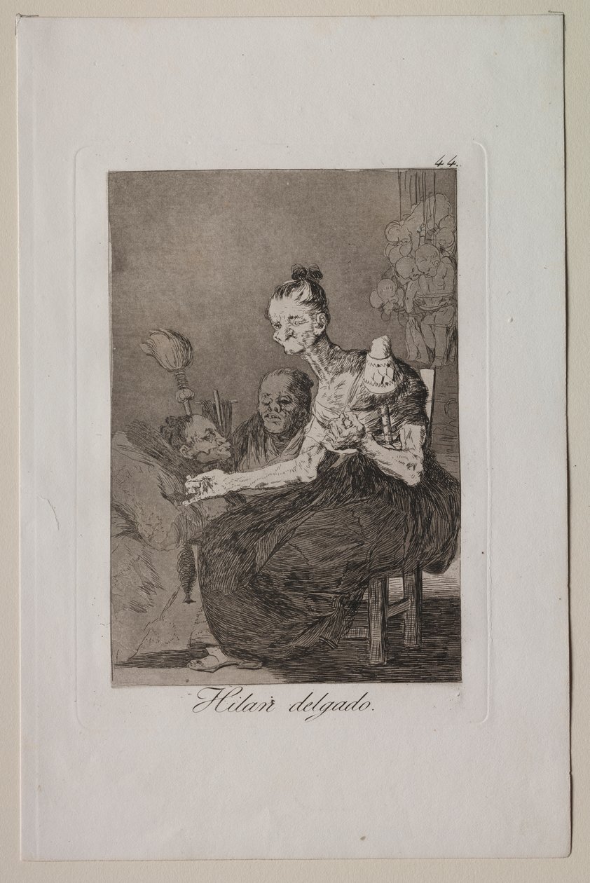 Caprichos: Finoman forognak alkotó: Francisco de Goya