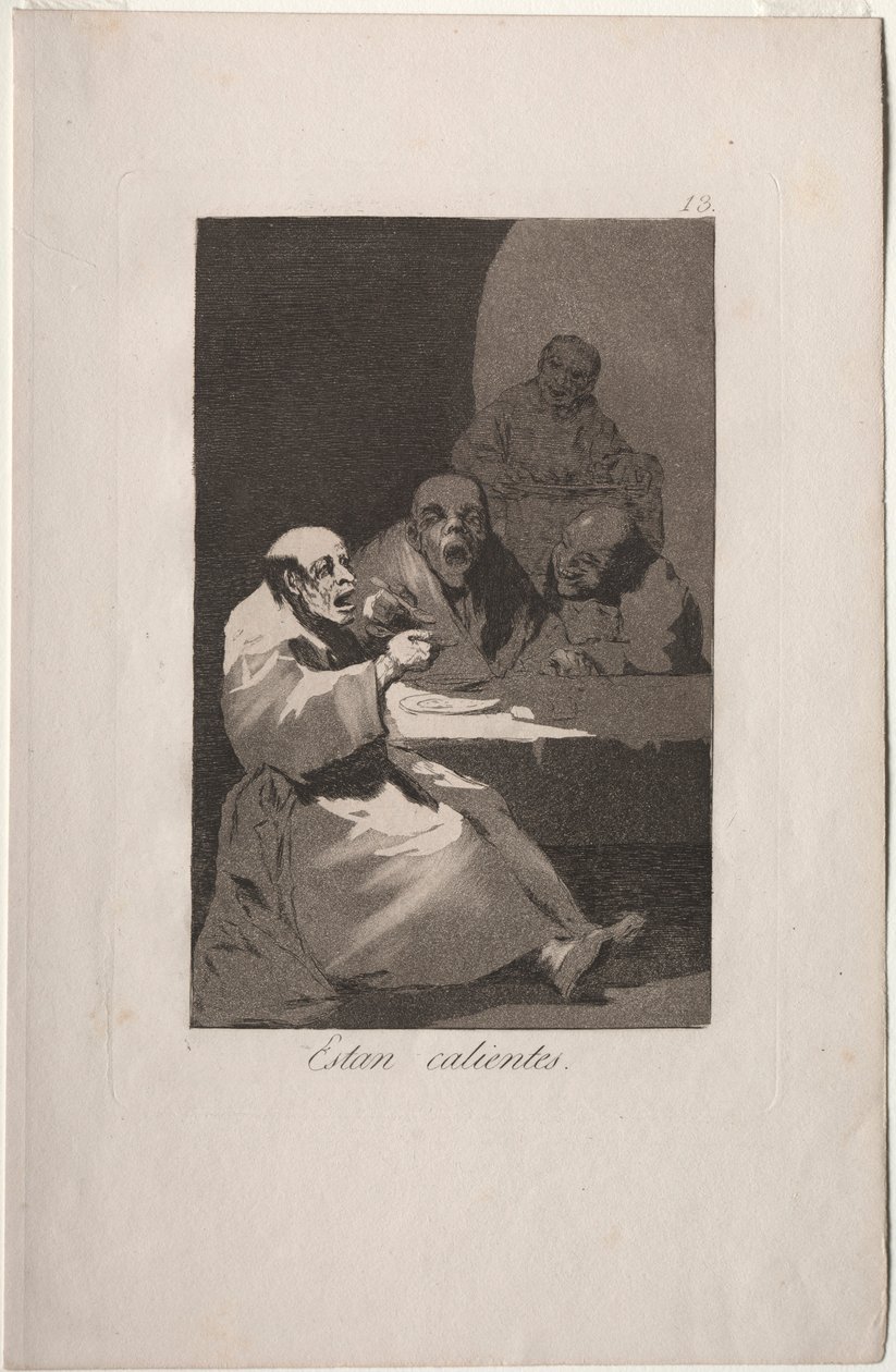 Caprichos: Dögösek.. alkotó: Francisco de Goya