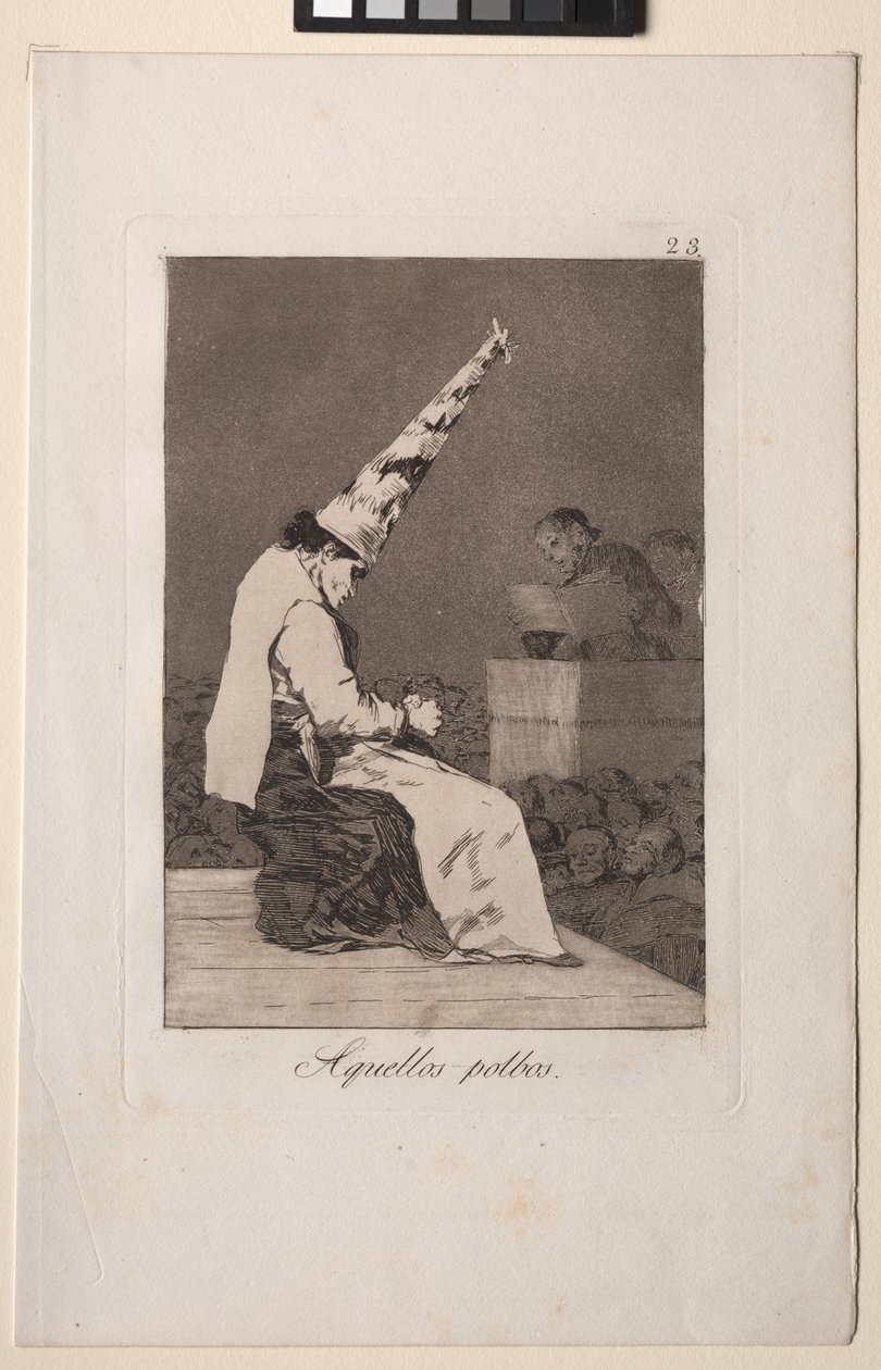 Caprichos: Azok a porszemek alkotó: Francisco de Goya