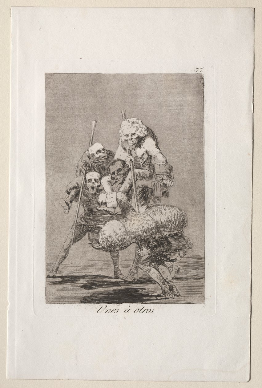 Caprichos: Mit tesz az ember a másikkal alkotó: Francisco de Goya