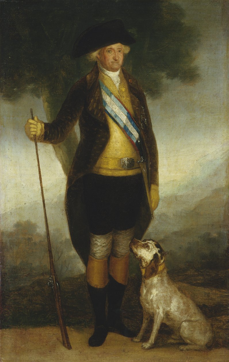 IV. Károly spanyol, Vadászat 1799-1800 körül alkotó: Francisco de Goya