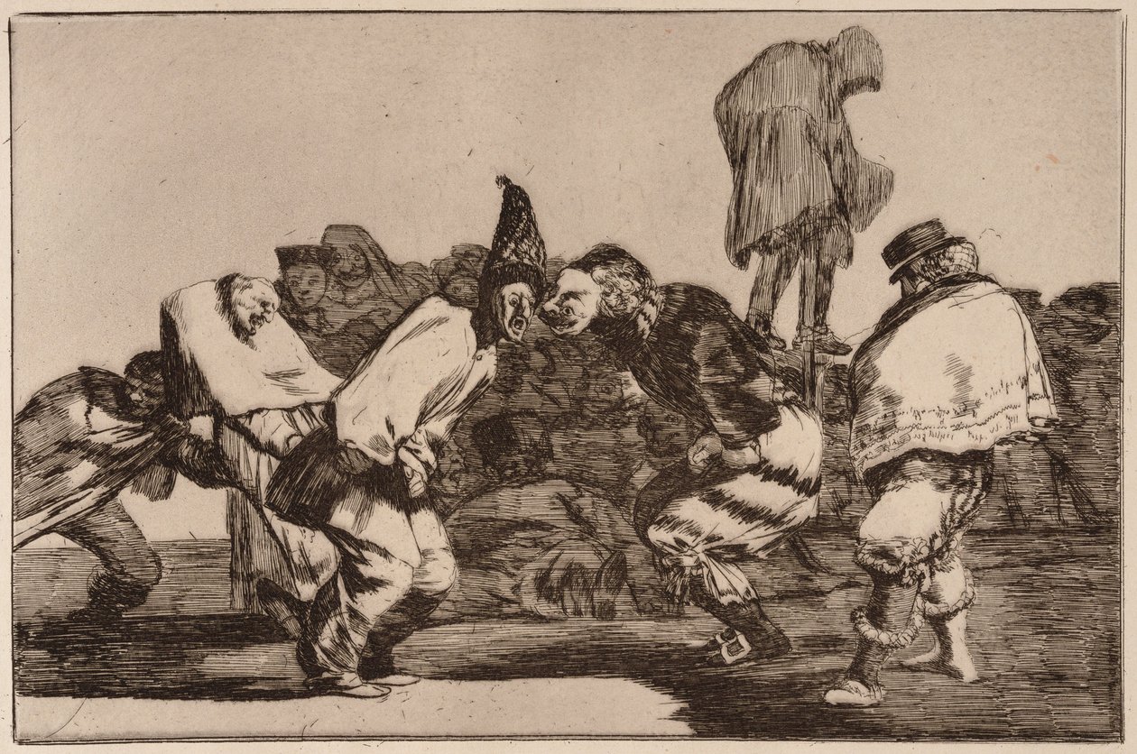 „Carnival Folly” (Disparate de carnaval), a „Los Disparates” sorozatból alkotó: Francisco de Goya