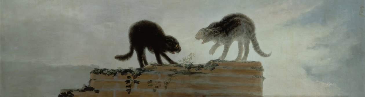Verekedő macskák alkotó: Francisco de Goya
