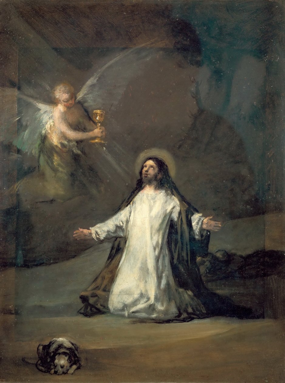 Krisztus a Gecsemánéban alkotó: Francisco de Goya