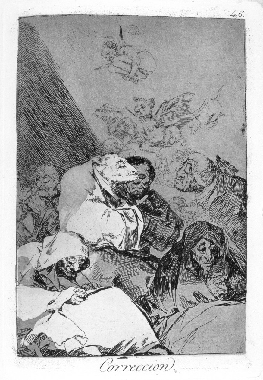 Helyesbítés, 1799 alkotó: Francisco de Goya
