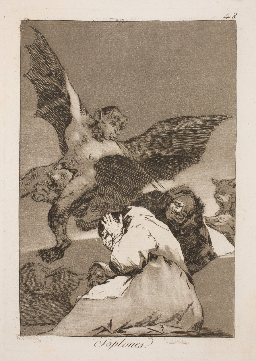 Fújnak a fülükbe alkotó: Francisco de Goya