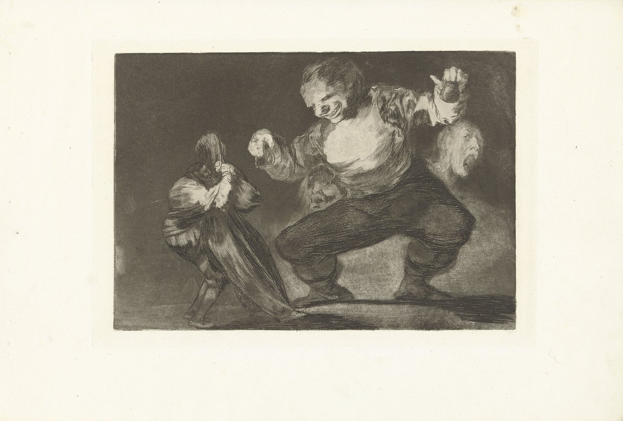 dwaas által Bobalicon The Nonsense (De dwaasheden) (sorozat címe) A közmondások (De spreekwoorden) (sorozat címe) alkotó: Francisco de Goya