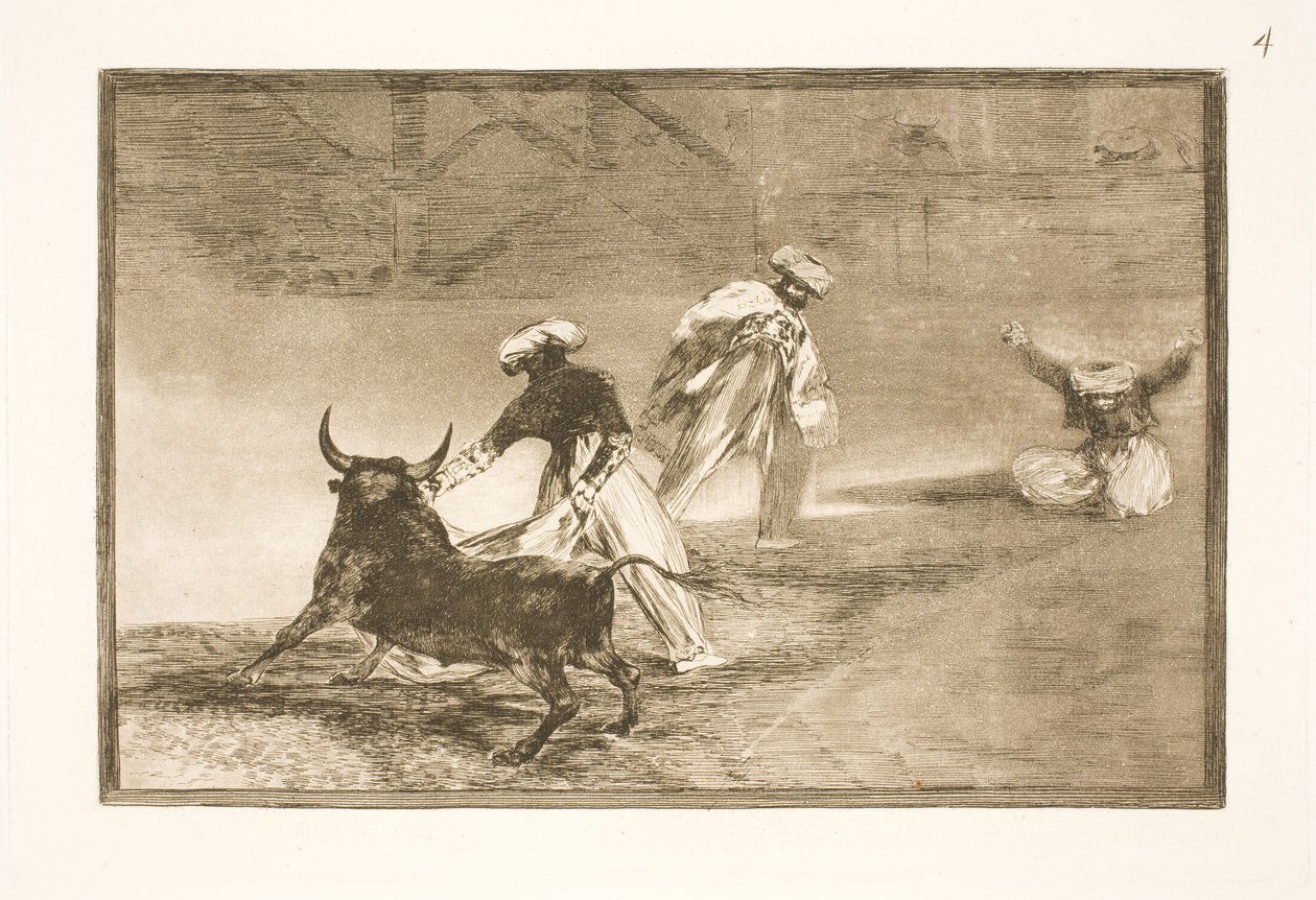 A kifutóban ugratnak valaki mást alkotó: Francisco de Goya