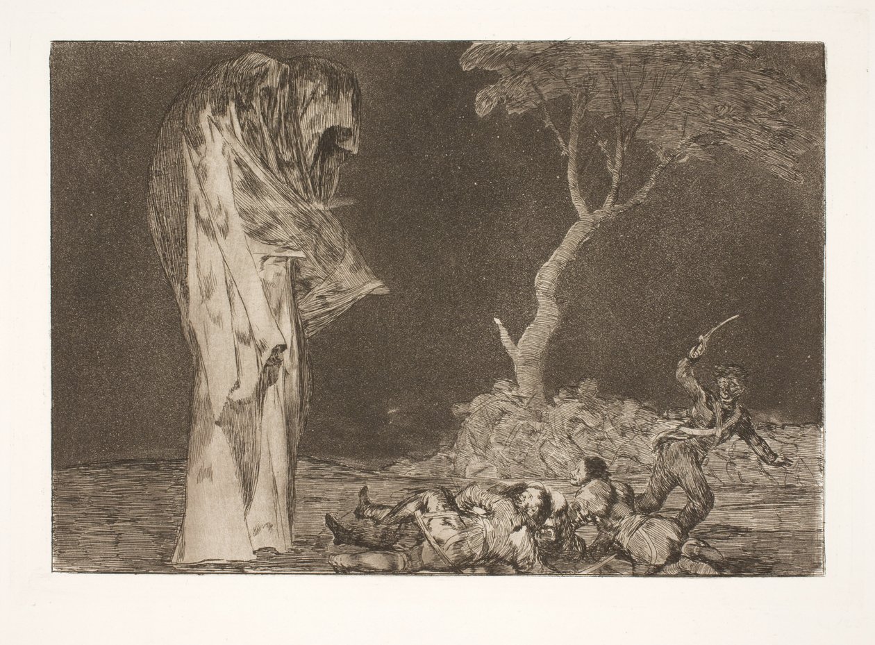 Az ostoba félelem (ne veszítse el hírnevét a félelem miatt) alkotó: Francisco de Goya