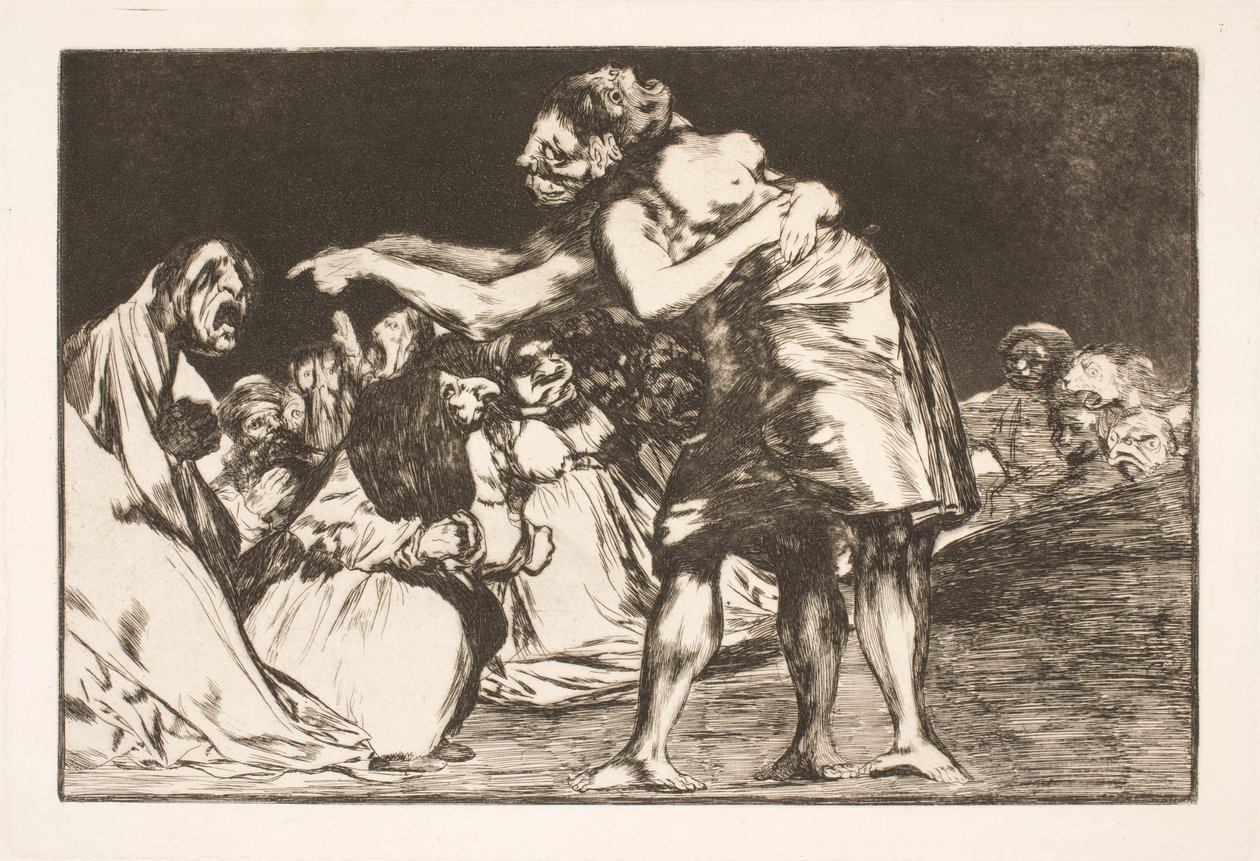 Az ostoba házasság (Aki férjhez akar menni, soha nem hagyja ki a lehetőséget, hogy erről meséljen) alkotó: Francisco de Goya