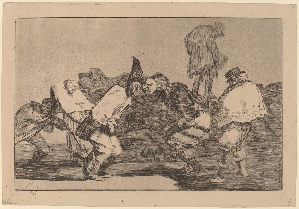 Disparate de Carnaval (Carnival Folly) alkotó: Francisco de Goya