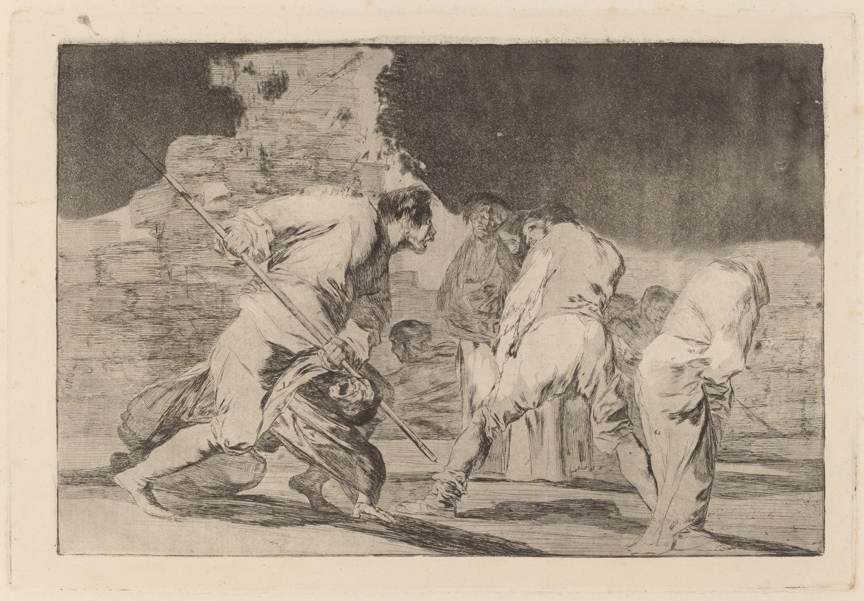 Különböző furioso (Furious Folly) alkotó: Francisco de Goya