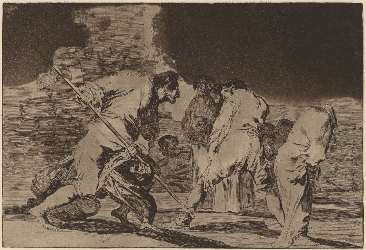 Különböző furioso (Furious Folly) alkotó: Francisco de Goya