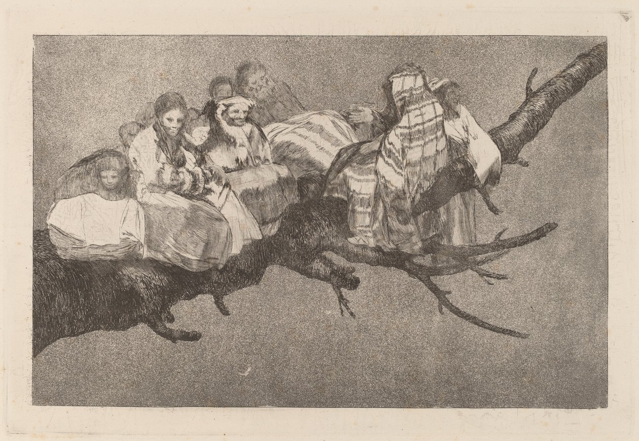 Különböző nevetséges (Ridiculous Folly) alkotó: Francisco de Goya