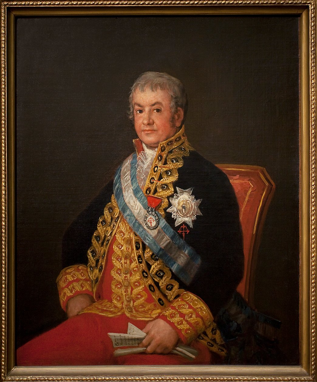 Don Jose Antonio, lovag márki, 1807 alkotó: Francisco de Goya