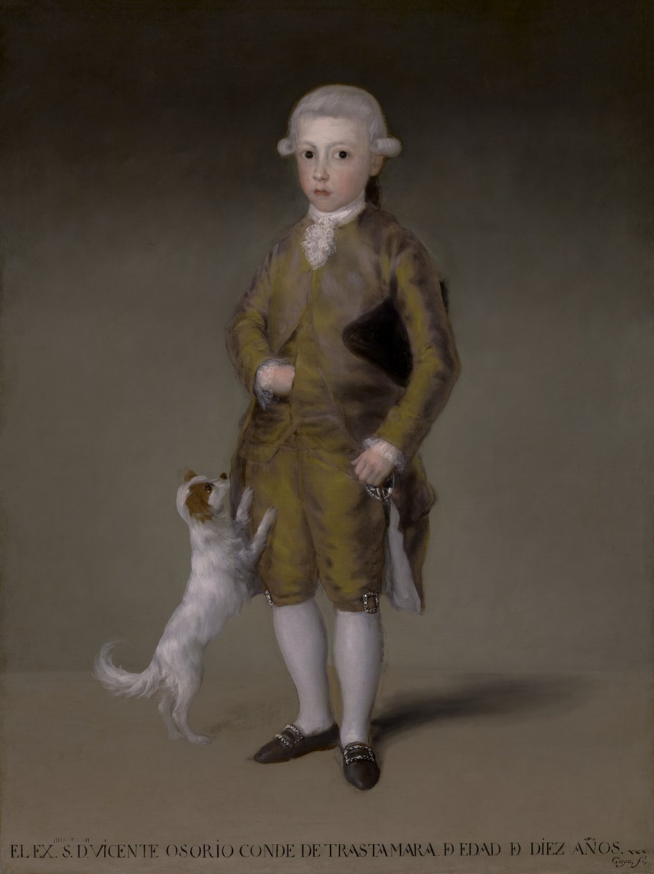 Don Vicente Isabel Osorio de Moscoso y Álvarez de Toledo, Trastámara grófja, 1787-88 körül alkotó: Francisco de Goya