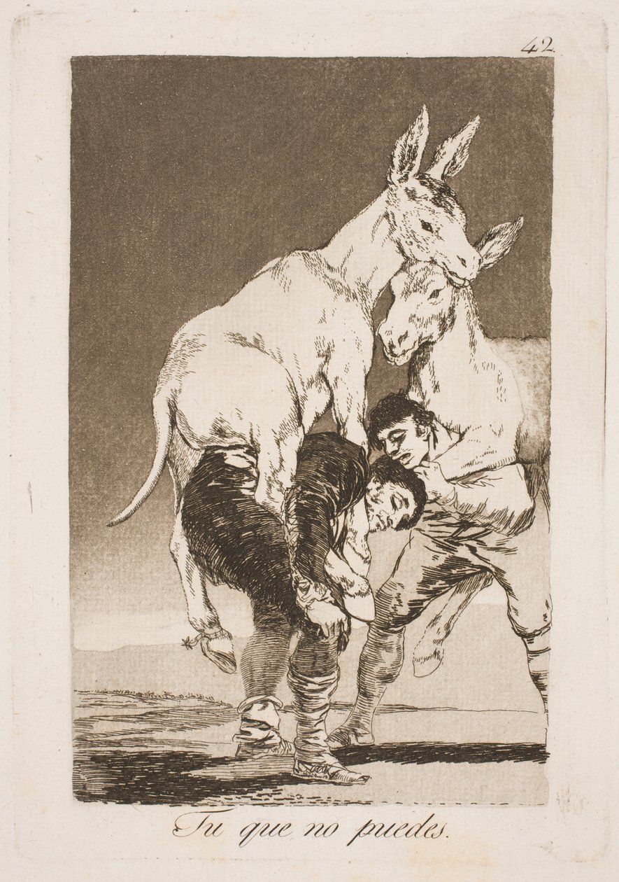 Aki nem tud, a hátamon kell vinnie alkotó: Francisco de Goya
