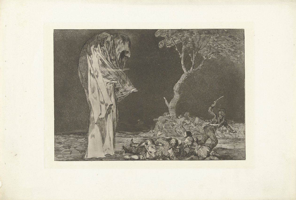 A félelem ostobasága Disparate de miedo Los Disparates (The Follies) (sorozat címe) Los Proverbios (A Példabeszédek) (sorozat címe) alkotó: Francisco de Goya