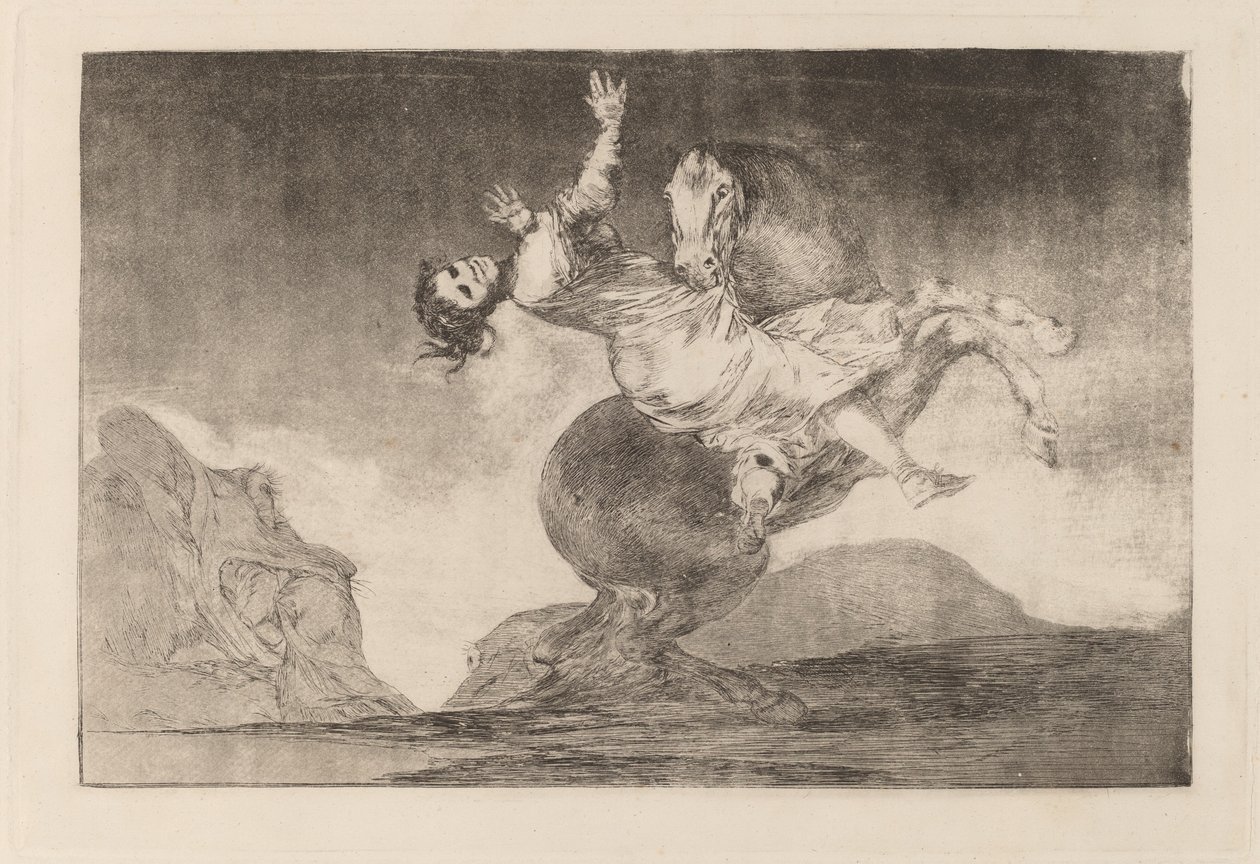 A Raptor Horse (The Horse-Abductor) alkotó: Francisco de Goya