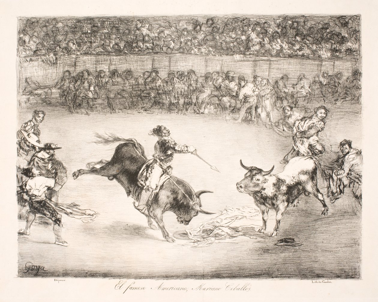 "A híres amerikai, Mariano Ceballos" alkotó: Francisco de Goya