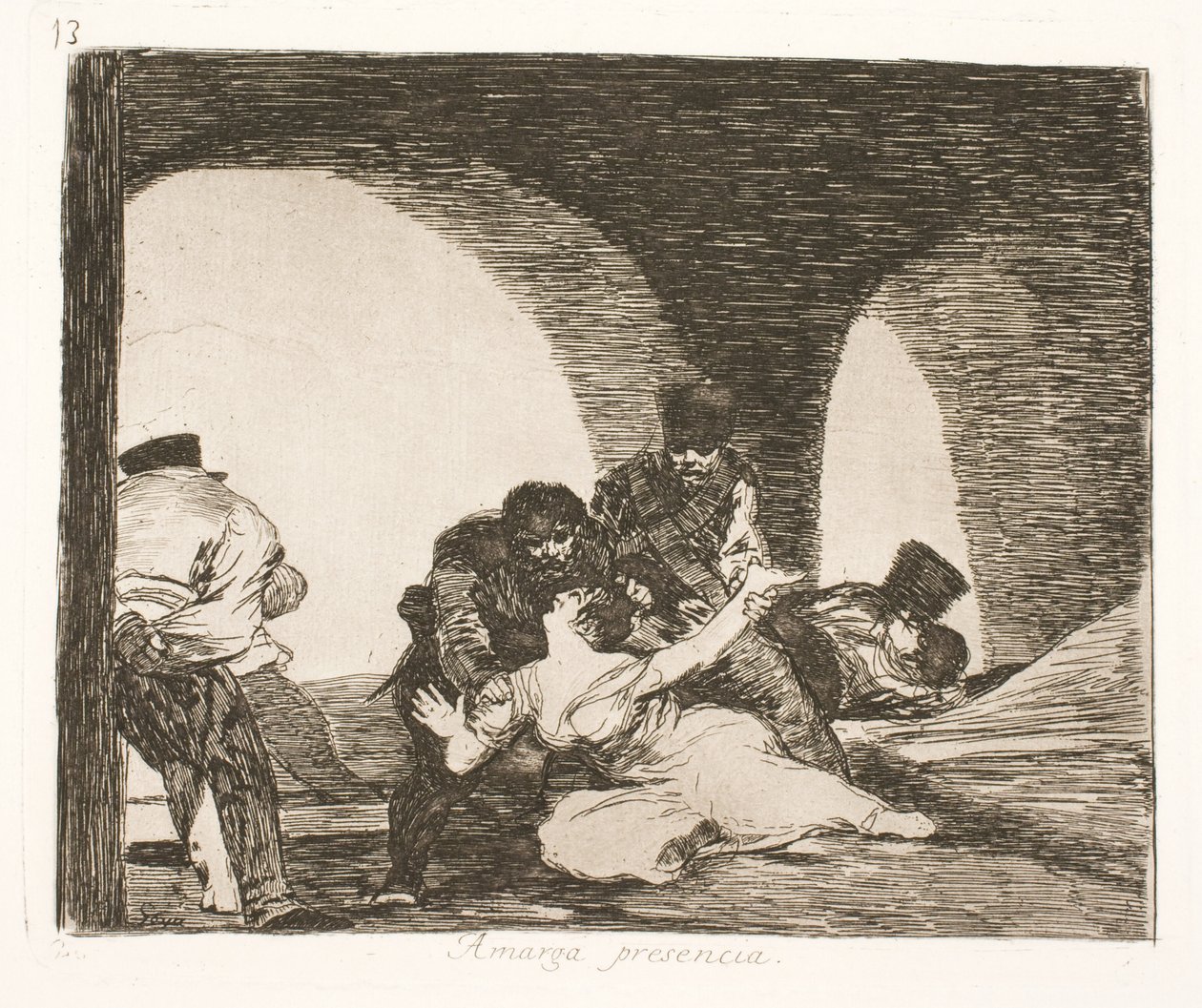 Szörnyű halál (13) alkotó: Francisco de Goya