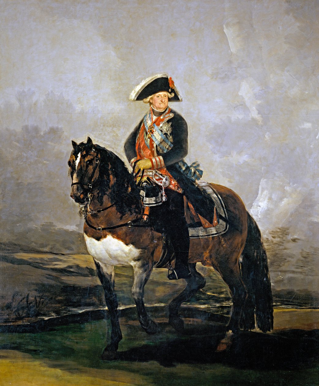 IV. Károly spanyol lovas portréja, 1801 alkotó: Francisco de Goya