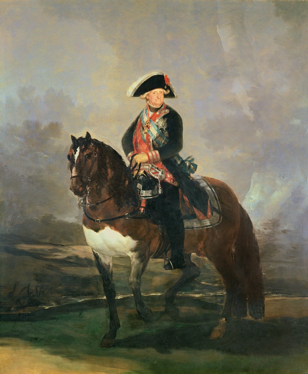 IV. Károly király lovas portréja, 1800-1801 alkotó: Francisco de Goya