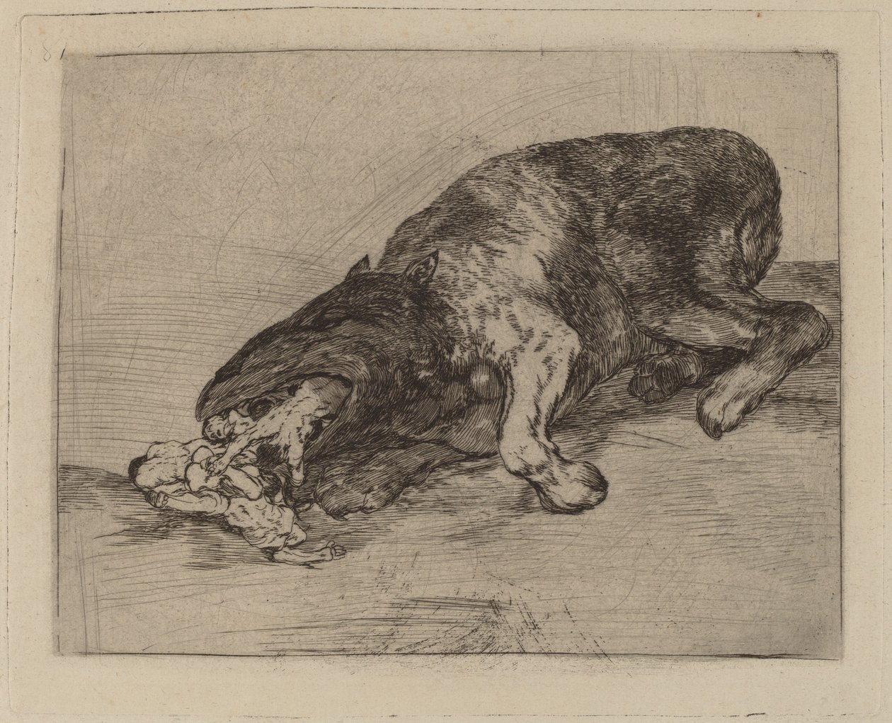Szörnyű szörnyeteg! (Kedves szörny!) alkotó: Francisco de Goya