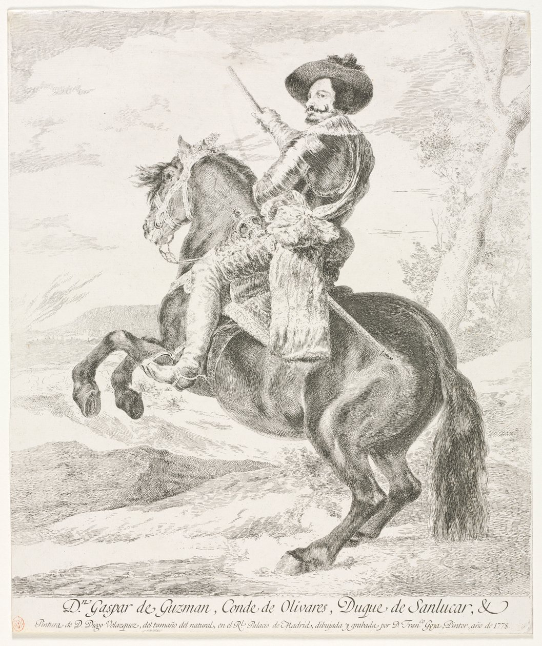 Gaspar de Guzmán, 1778. alkotó: Francisco de Goya