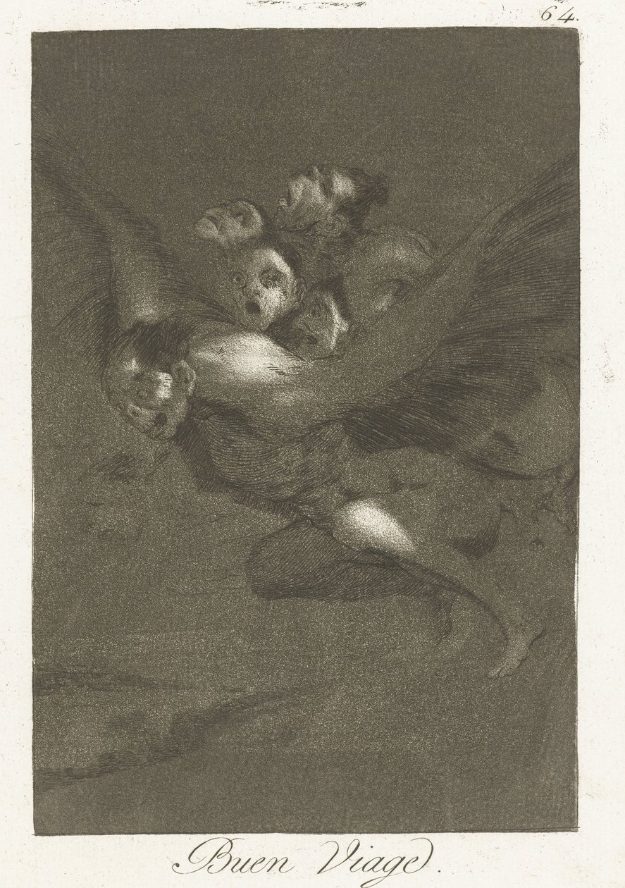 goede királyok Good Trip (cím a tárgyon) Los Caprichos (sorozat címe) alkotó: Francisco de Goya