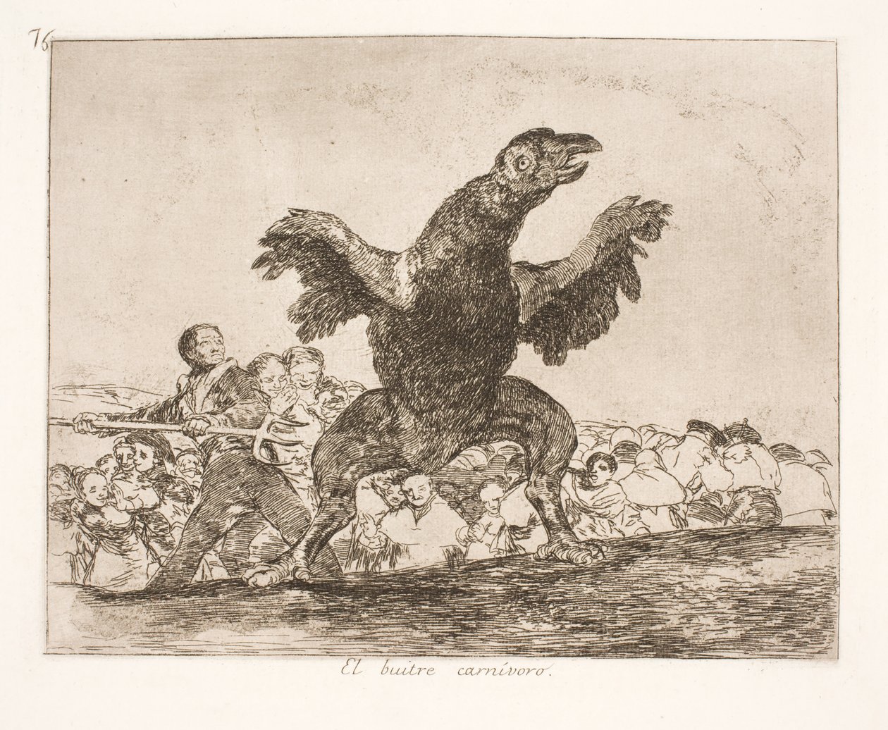 A keselyű (76) alkotó: Francisco de Goya