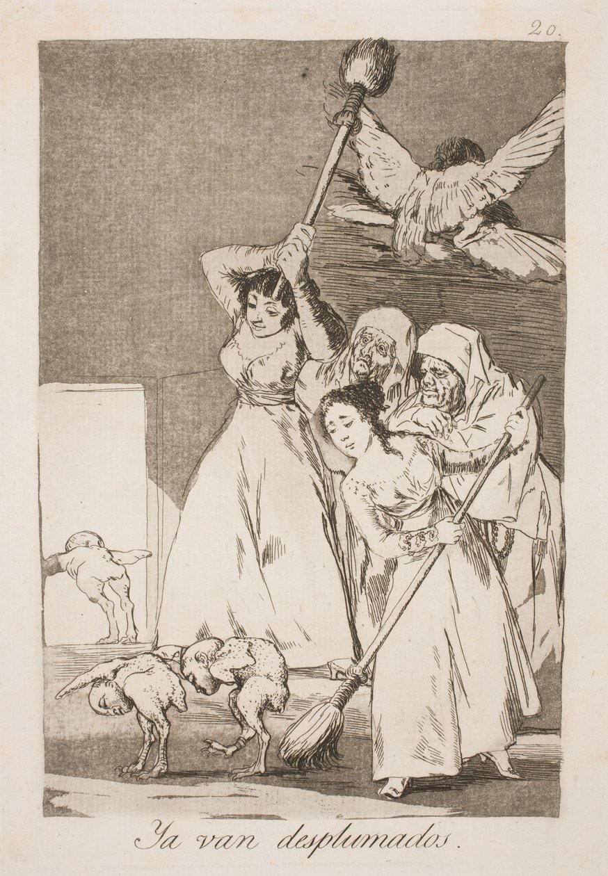 Itt leszedik minden tollért alkotó: Francisco de Goya
