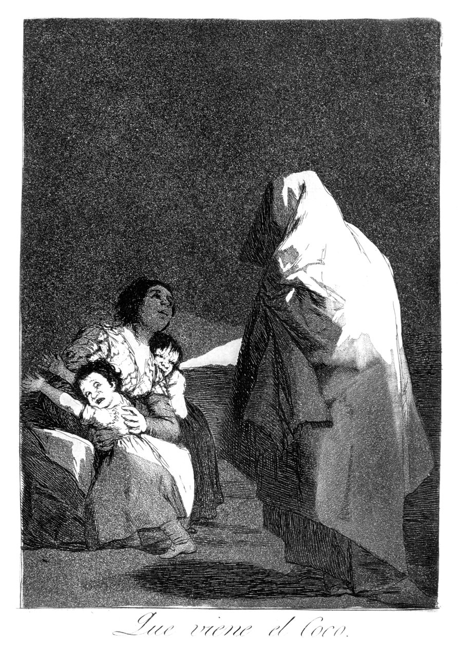 Íme, a bogeyman, 1799 alkotó: Francisco de Goya