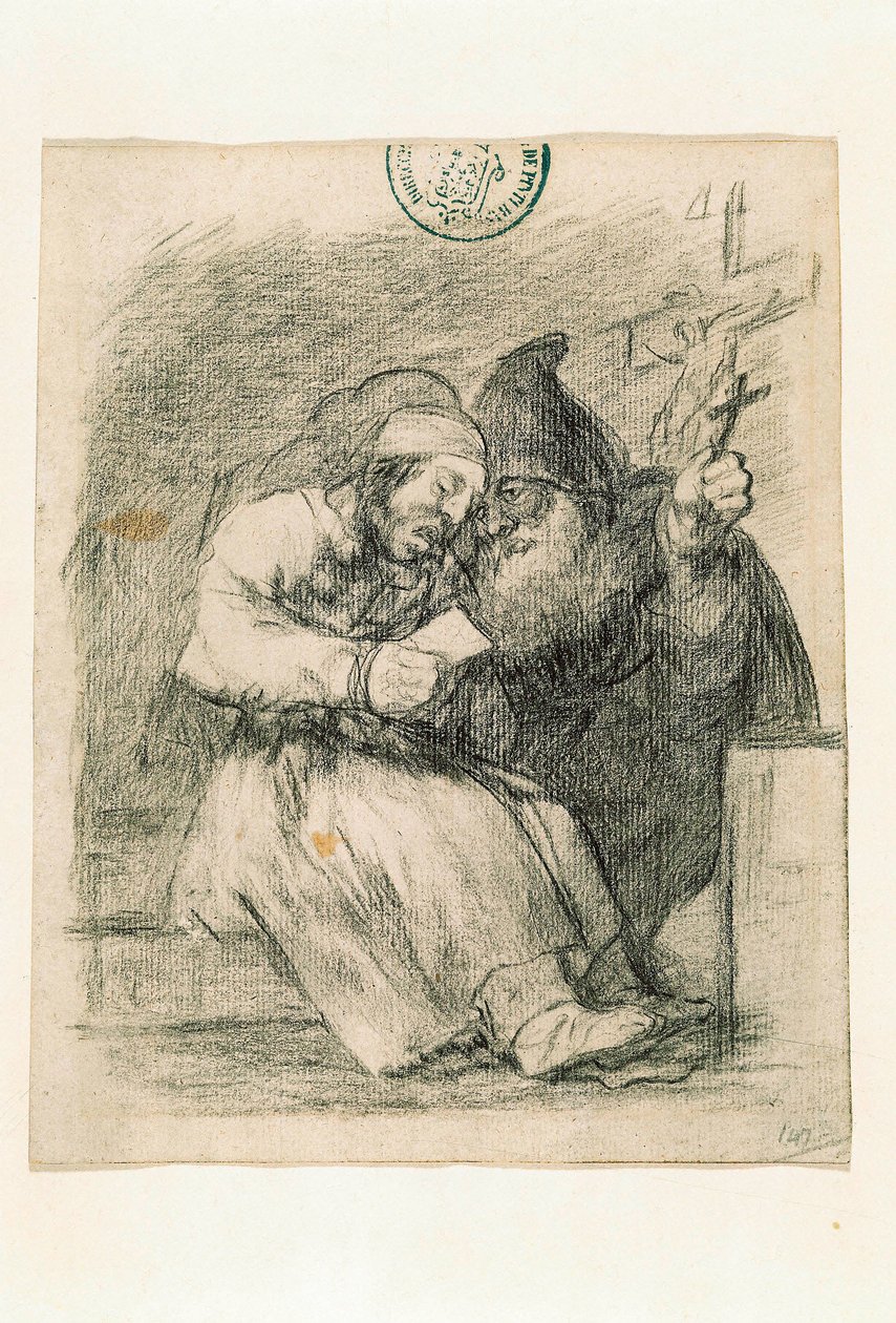 Segít neki jól meghalni alkotó: Francisco de Goya