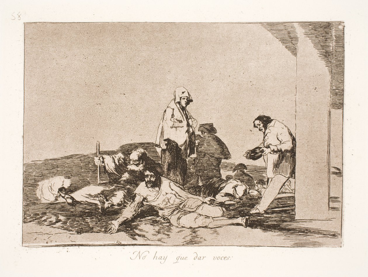 Mi haszna a panaszkodásnak (58) alkotó: Francisco de Goya