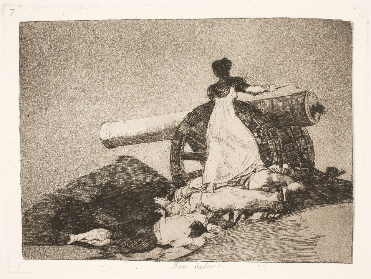 Micsoda hősiesség! (7) alkotó: Francisco de Goya