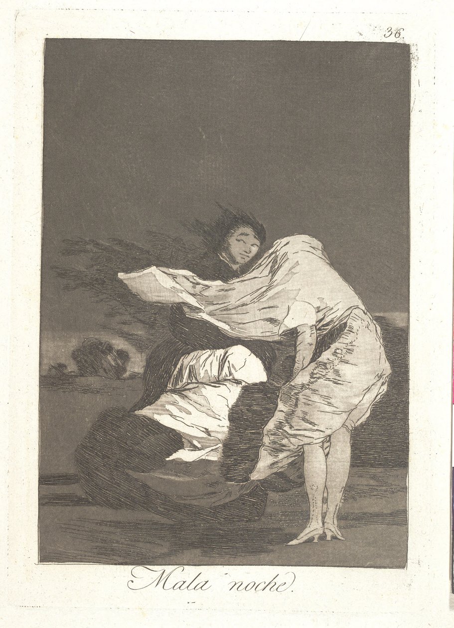 Az éjszaka sötétjében alkotó: Francisco de Goya